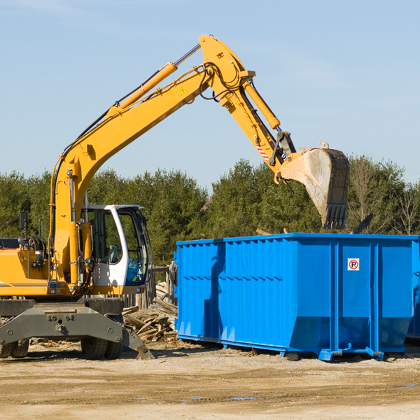 can i choose the location where the residential dumpster will be placed in Brilliant